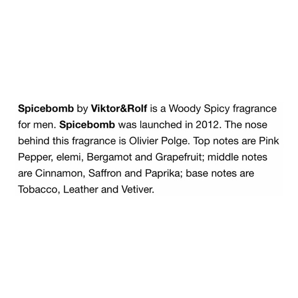 VIKTOR & Rolf Spicebomb Eau de Toilette - .34 fl oz NIB - Picture 4 of 5